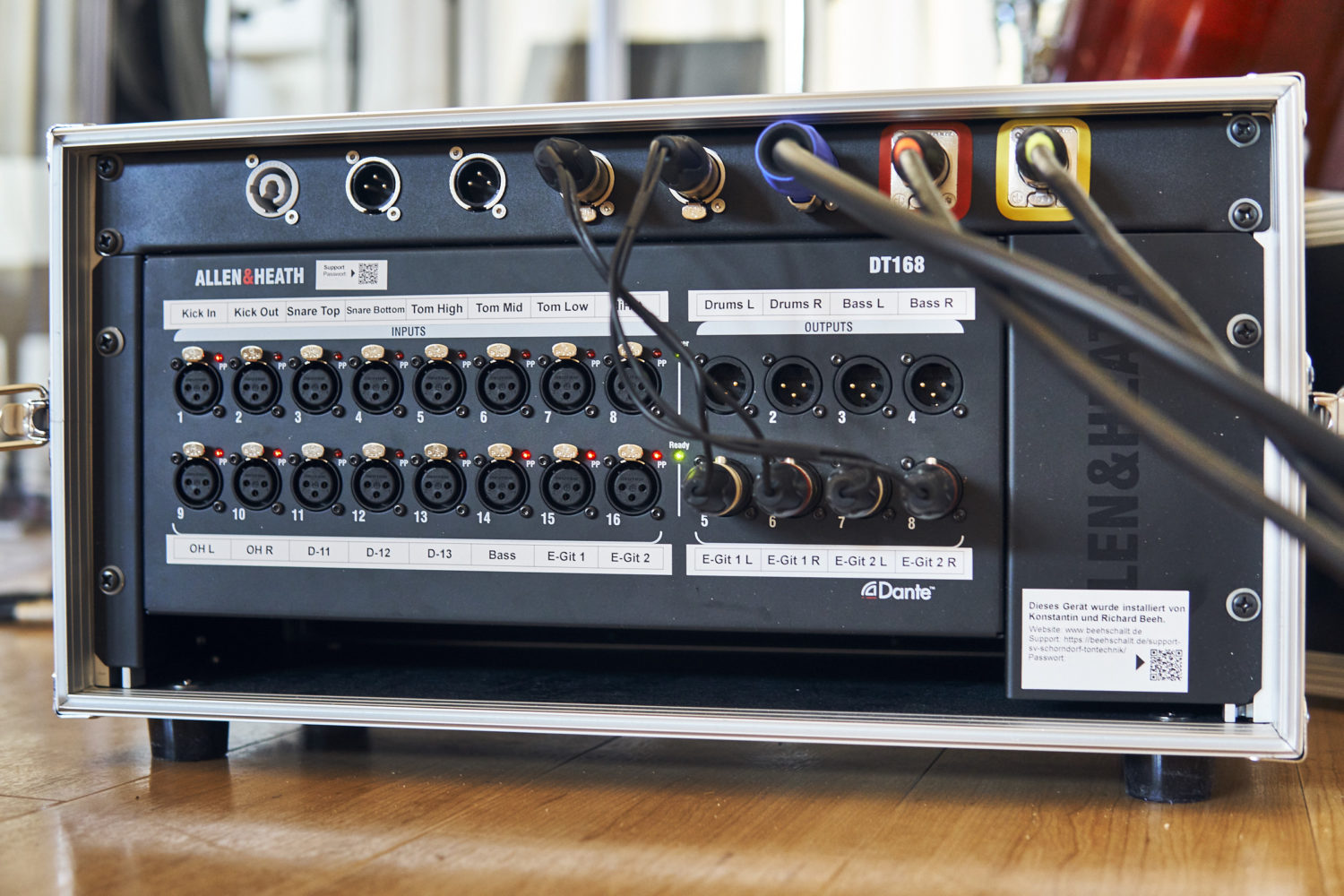 Dante Allen&Heath DT168 Stagebox